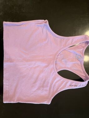 Crop Tank Top in Lavender by City Savage